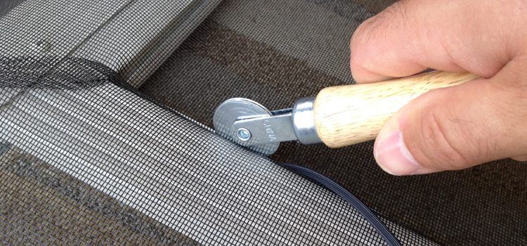 metal screen door repair in San Marino